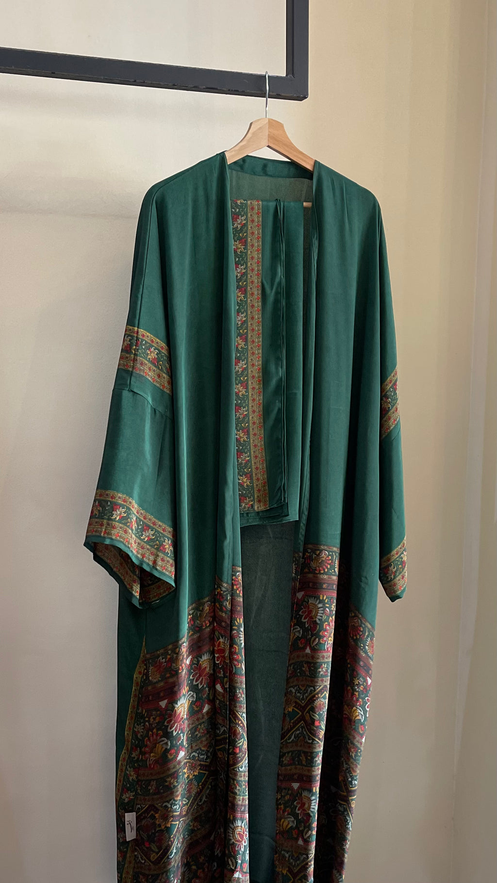 Emerald Heritage Silk Abaya