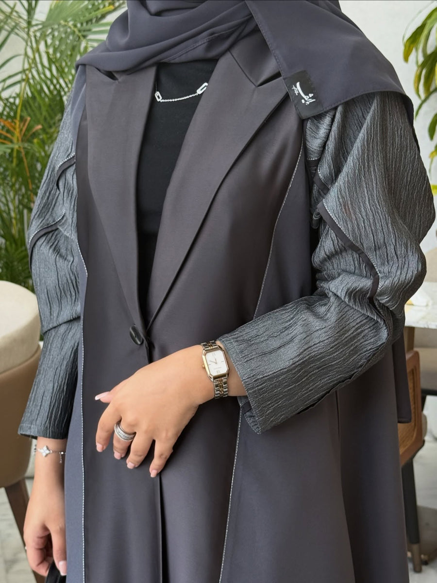 The Charcoal Trench-Cape Abaya