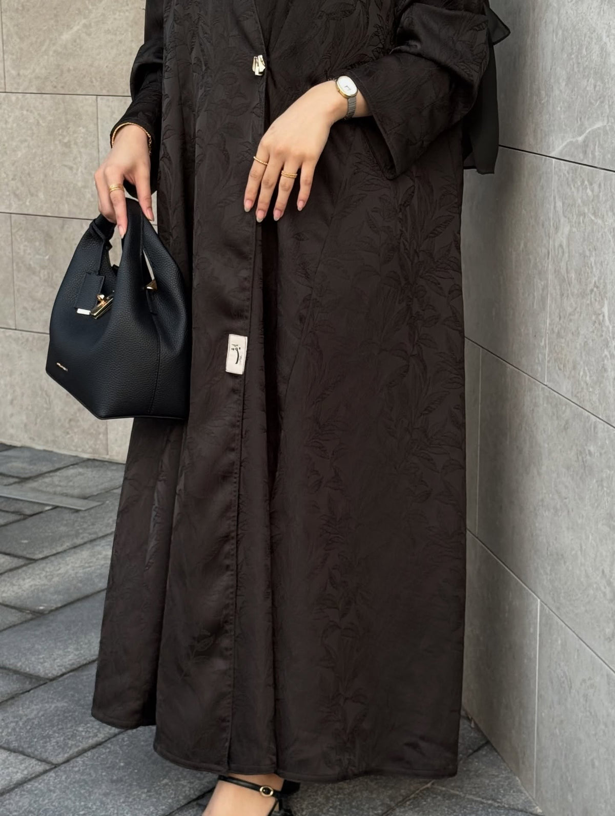Midnight Leaf Abaya