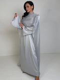 Silver Moonlight Shimmer Gown