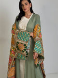 Heritage Patchwork Phulkari Abaya